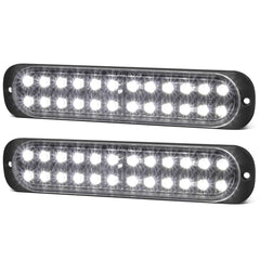 XtraGlow front view white LED bar showing bright illumination and improved visibility
