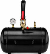 XtremepowerUS front view of 5-gallon blaster showing tank and handle for portable tire seating