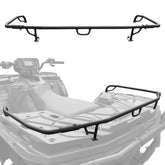 XUTVOTOR front view of rear rack extender showing expanded cargo area and sturdy frame