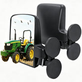 XYNOXRIDE front view of mirror mounted, showing clear wide-angle benefit