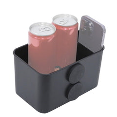 XYNOXRIDE front view showing magnetic storage box and easy-access opening for convenience