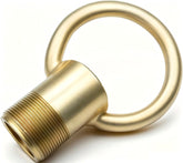 YaBeHo lifting ring front view showing sturdy iron construction and secure eye for hoists