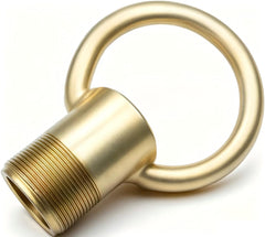 YaBeHo lifting ring front view showing sturdy iron construction and secure eye for hoists