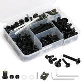 YALTIES front pack showing full 177-piece set and organized tray for quick selection
