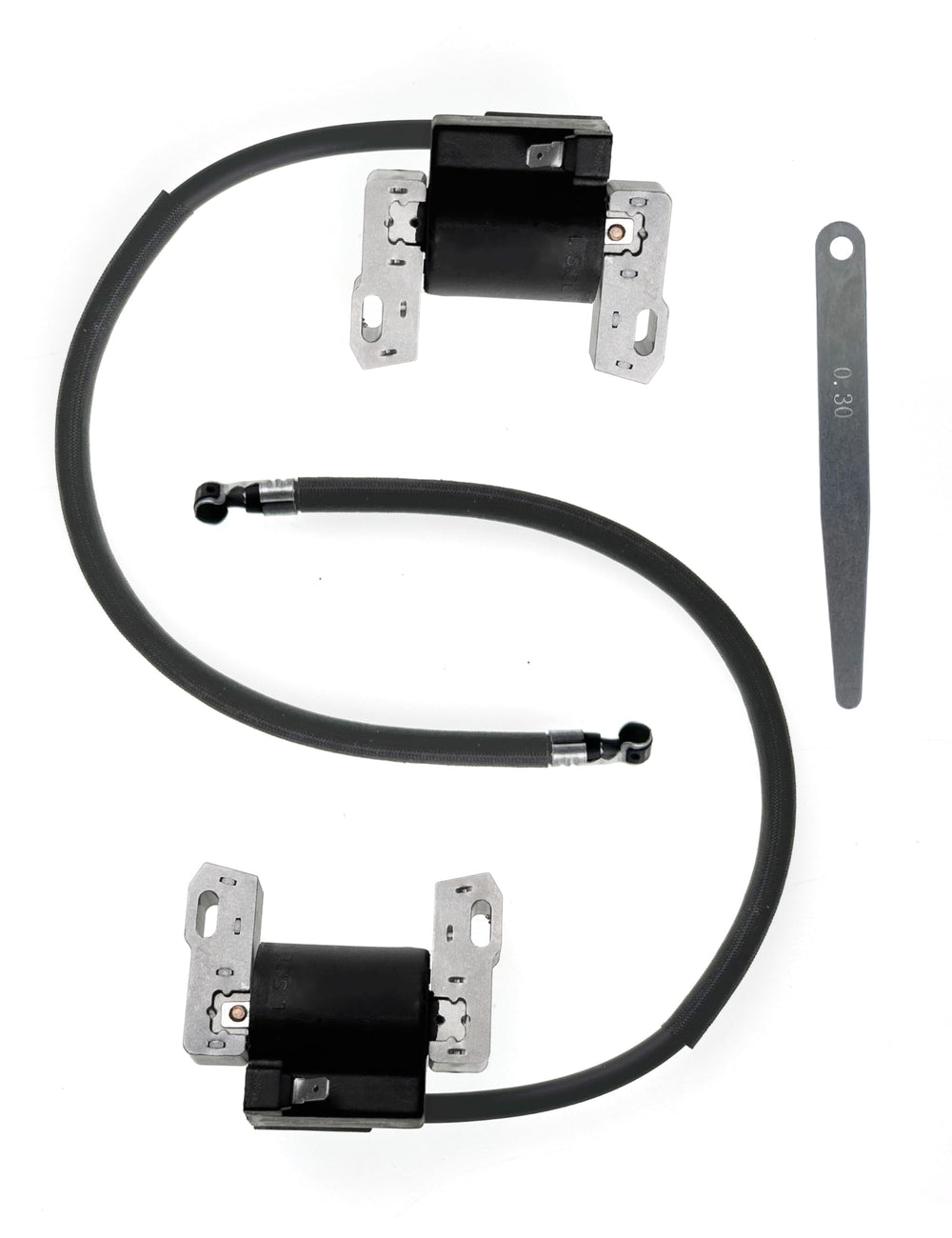 YAMAKATO front view of ignition coil kit showing included parts and fit