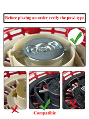YAMAKATO close-up of pulley and pawl for durable engagement