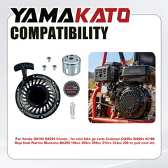 YAMAKATO iron pulley cup close-up highlighting durable construction and fit