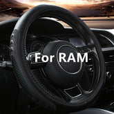Yangday front view showing full black steering wheel cover and styling benefits
