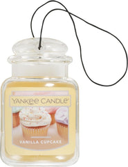 Yankee Candle Vanilla Cupcake close-up of fragrance insert texture to show quality and scent release