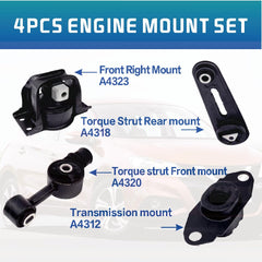 YBDDZH mounted on engine and transmission demonstrating correct fit and reduced movement
