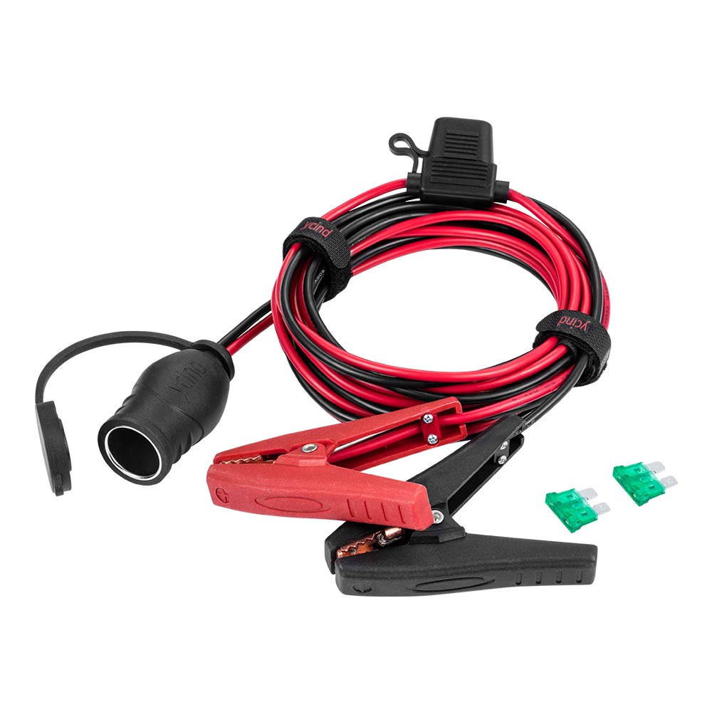 YCIND front view female socket showing dustproof cap and secure outlet benefit