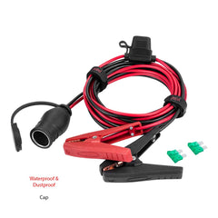 YCIND connected to vehicle battery showing portable power benefit