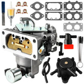 YDO carburetor front view showing mounting flanges and ports for easy replacement