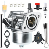 YDO carburetor front view showing mounting points and intake for straightforward replacement