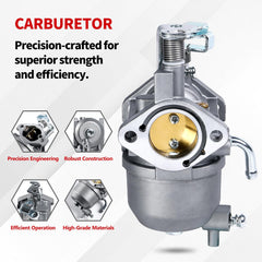 YDO carburetor side view highlighting integrated fuel pump benefit