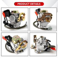 YDO carburetor float bowl closeup showing durable construction benefit