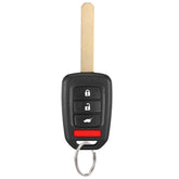 YDTHTLAH front view key fob showing button layout and fit for Honda, clear replacement option