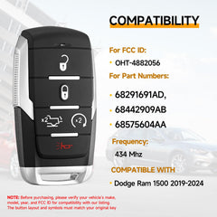 YDTHTLAH backside label with FCC ID and part numbers — confirms compatibility