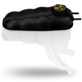 YEHERIT expansion tank front view showing mounting points and fitment benefit