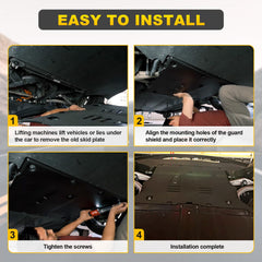 YEHERIT installation hardware laid out for quick, straightforward assembly