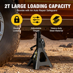 YELLOW JACKET close-up of ratchet sawtooth showing quick secure height adjust