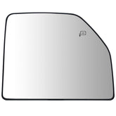 Yeparie front view of passenger heated mirror glass showing fit and finish benefit
