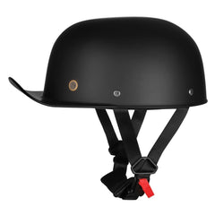 Yesmotor side profile with short visor highlighting low-profile fit advantage