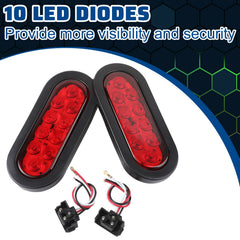 Yexiya installed on a trailer demonstrating bright, visible brake and tail lighting