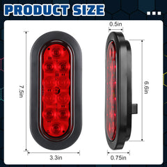 Yexiya closeup of 10 high-brightness LEDs delivering clear red light