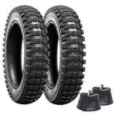 YeYouC front view showing two 12.5x2.75 tires and tubes, ready to replace worn rubber