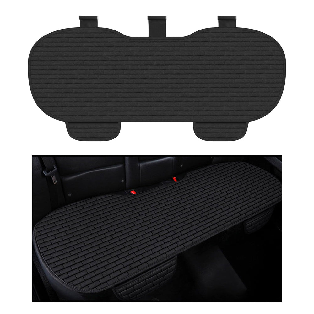 YGDMD rear seat cover front view showing full bench protection and neat fit