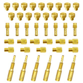 YGQ carburetor kit front layout showing all 42 jets and case for easy selection