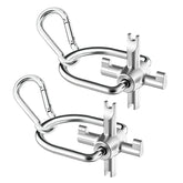 YGUAYINGC front view of both locking cap keys showing included pair and finish, clear identification and durability