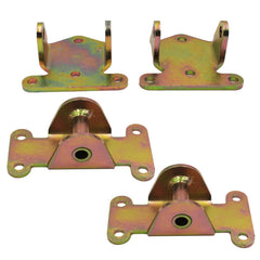 YHB chassis pad top view with bolt centers and dimensions for accurate fitment