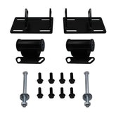 YHB front view of adapter plates and mounts showing ready-to-install kit benefit