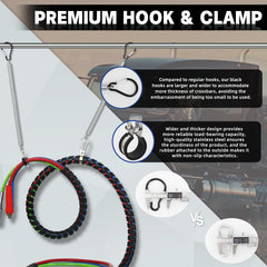YiaChuii hose holder detail with EPDM padding protecting lines from wear