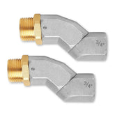YIENAKFUN front view of 3/4" NPT swivel showing compact design and durable build