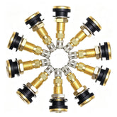 YIENAKFUN front packaging showing 10 valve stems and kit benefits