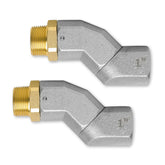YIENAKFUN front view of 1 inch NPT swivel showing compact durable body and easy grip