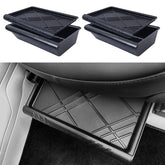 Yieokei front-view under-seat boxes installed, conceals items neatly