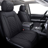 YIERTAI front seat covers packaging showing full kit and benefits