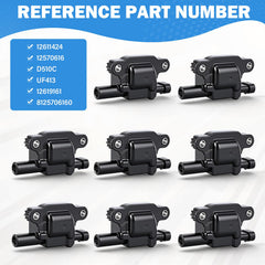 Yikesai coil pack label closeup displaying part number for confident identification