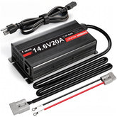 YILEIDE front view of charger showing compact housing and ports for quick installation