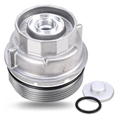 Yinlowa front view aluminum housing cap showing durable design and leak protection