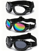 YISUGOOC front packaging showing three goggle pairs and included cloth for ready use