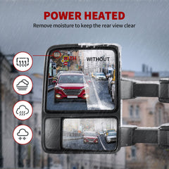 YITAMOTOR close-up of mirror glass showing power-adjustable clarity