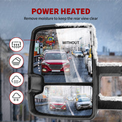 YITAMOTOR side profile extended showing added reach for trailer visibility