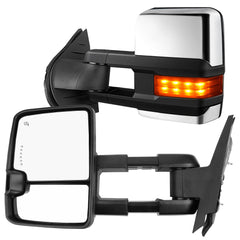 YITAMOTOR front view pair showing full tow mirror set for clear towing visibility