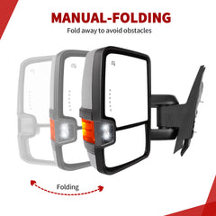 YITAMOTOR mirror glass closeup highlighting wide reflective surface for safer lanes