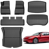 YITAMOTOR front mats fitted in Tesla Model 3 Highland protecting footwell
